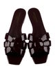 Saint Laurent Patent Leather Slides