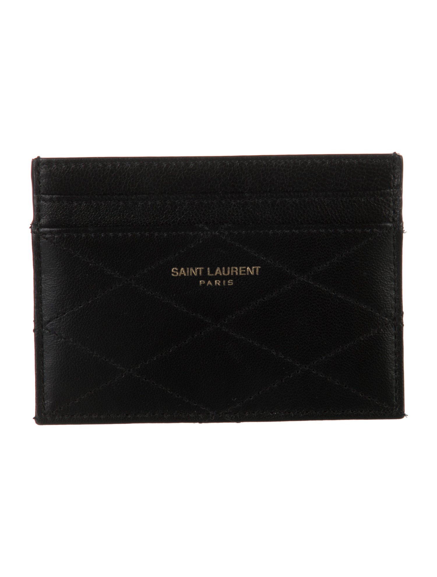 Saint Laurent 2022 Quilted Pattern Wallet
