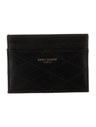 Saint Laurent 2022 Quilted Pattern Wallet