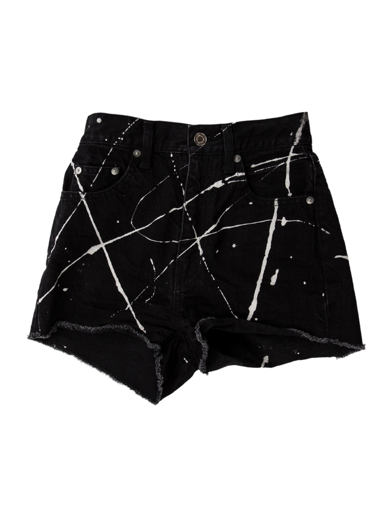 Saint Laurent Printed Mini Shorts