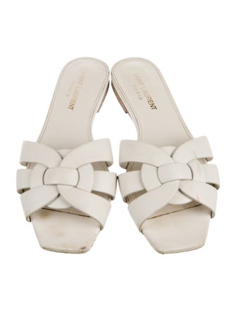 Saint Laurent Leather Mules