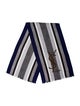 Saint Laurent Silk Striped Scarf