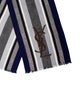 Saint Laurent Silk Striped Scarf