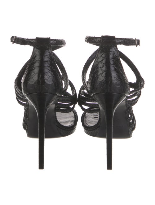 Saint Laurent Snakeskin Gladiator Sandals