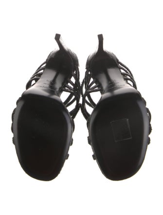 Saint Laurent Snakeskin Gladiator Sandals