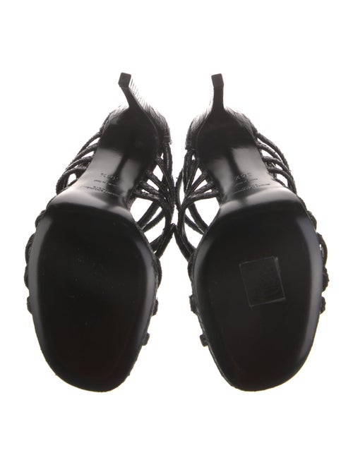 Saint Laurent Snakeskin Gladiator Sandals