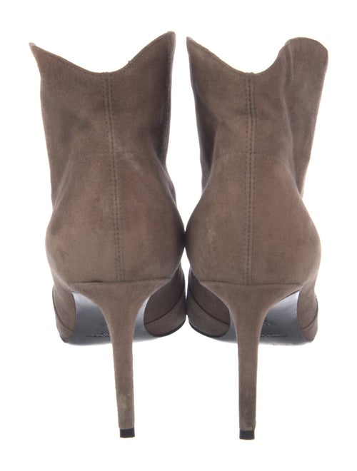 Saint Laurent Suede Western Boots