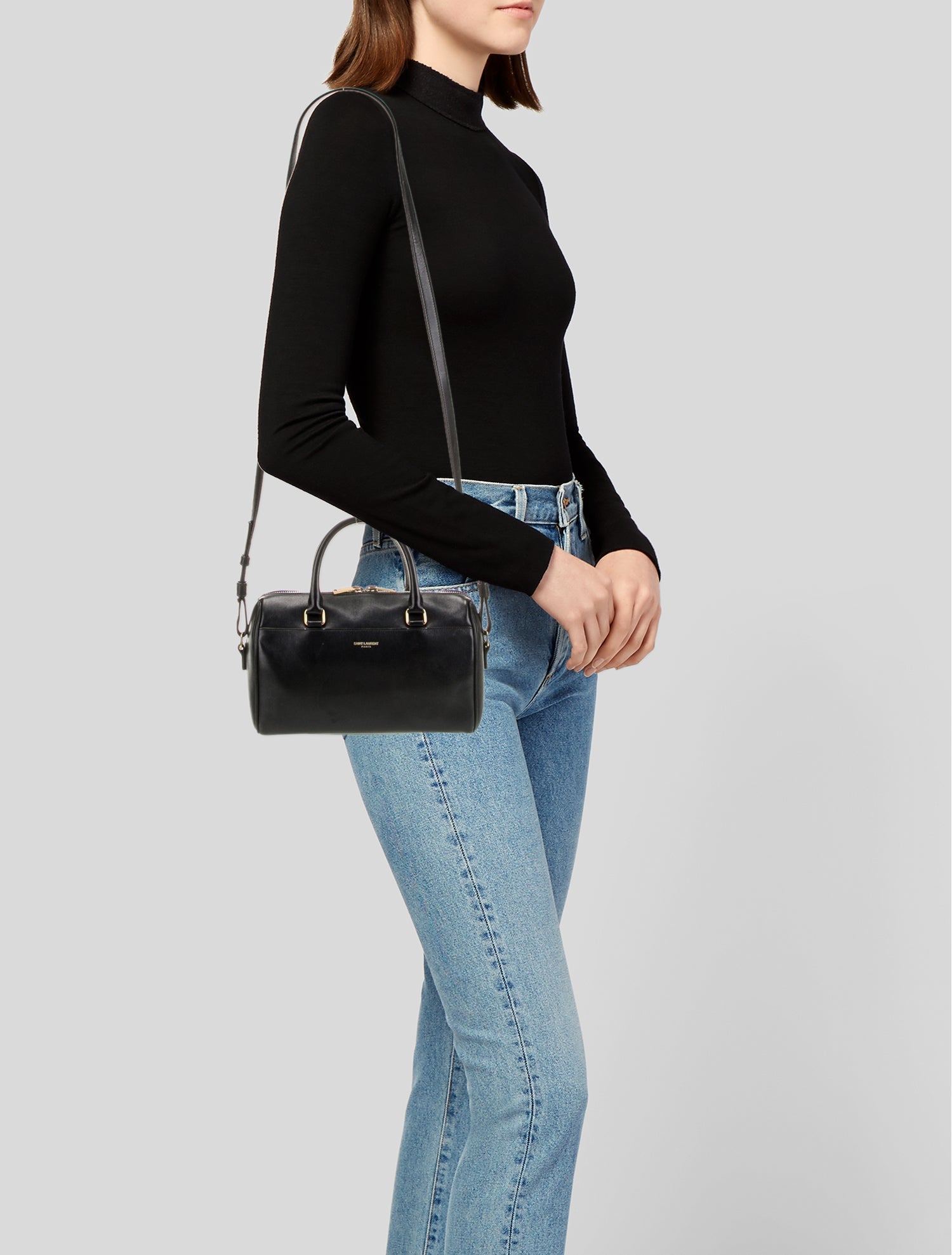 Saint Laurent Leather Baby Duffle