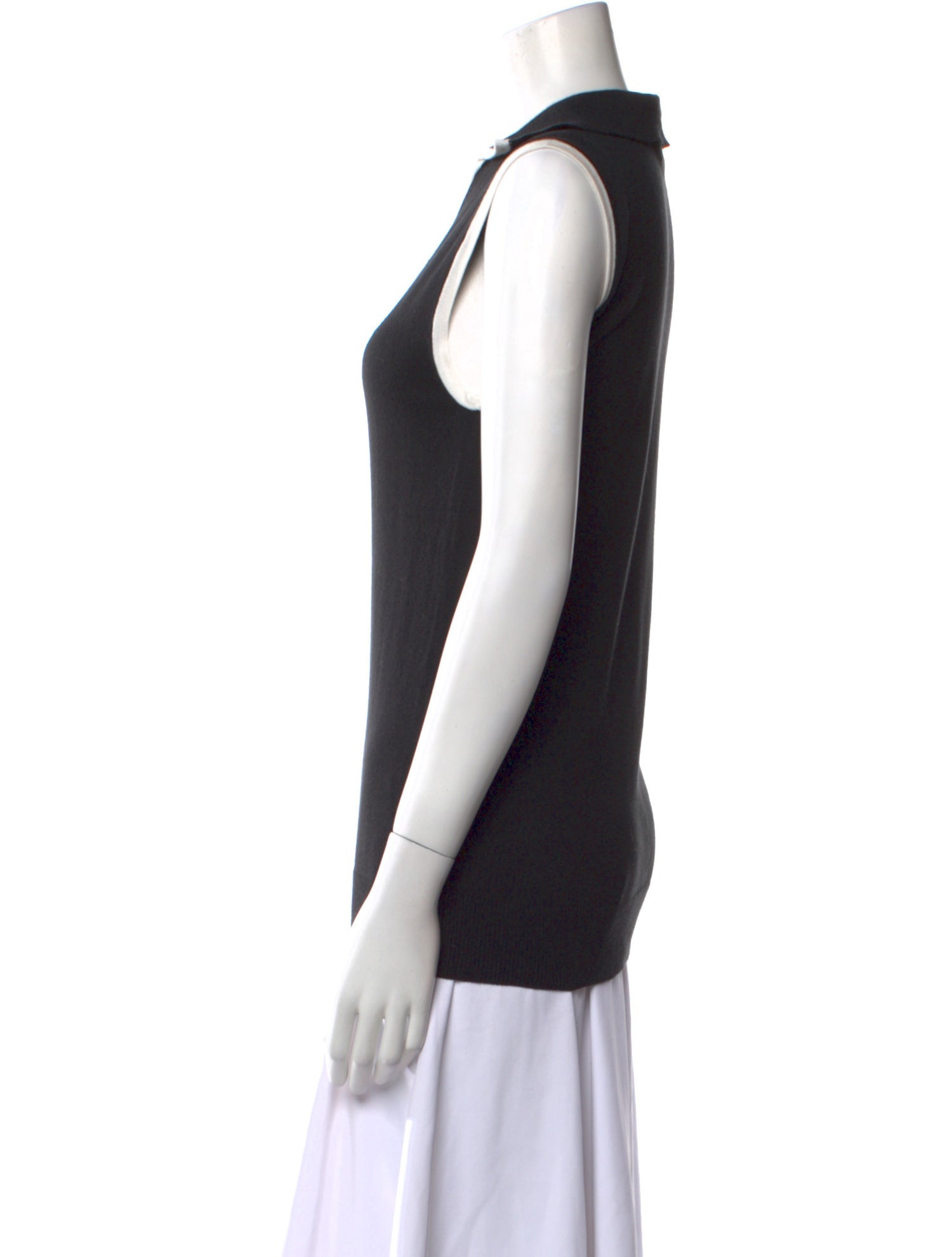 Saint Laurent V-Neck Sleeveless Top