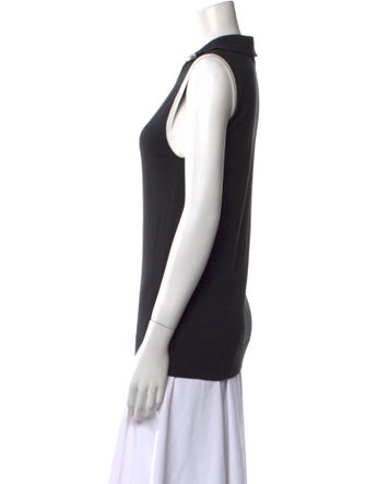 Saint Laurent V-Neck Sleeveless Top