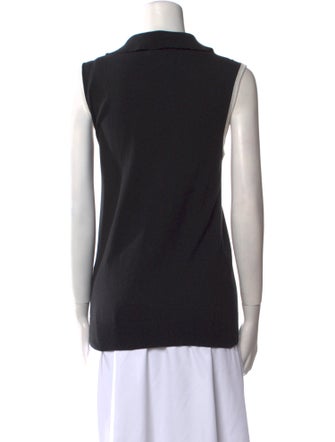 Saint Laurent V-Neck Sleeveless Top