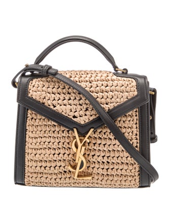 Saint Laurent Raffia Cassandre Mini