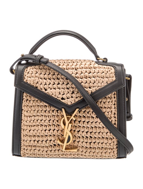 Saint Laurent Raffia Cassandre Mini