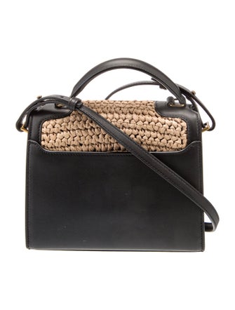 Saint Laurent Raffia Cassandre Mini