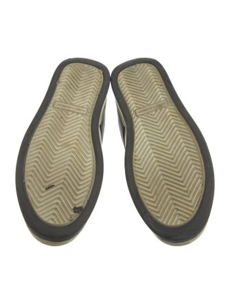 Saint Laurent Leather Colorblock Pattern Sneakers