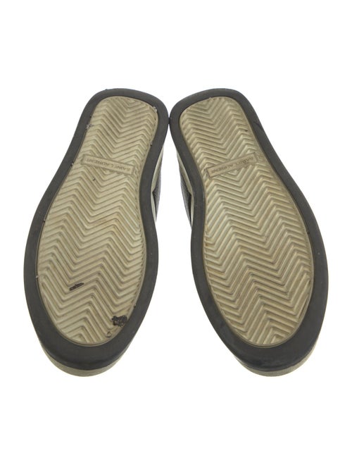 Saint Laurent Leather Colorblock Pattern Sneakers