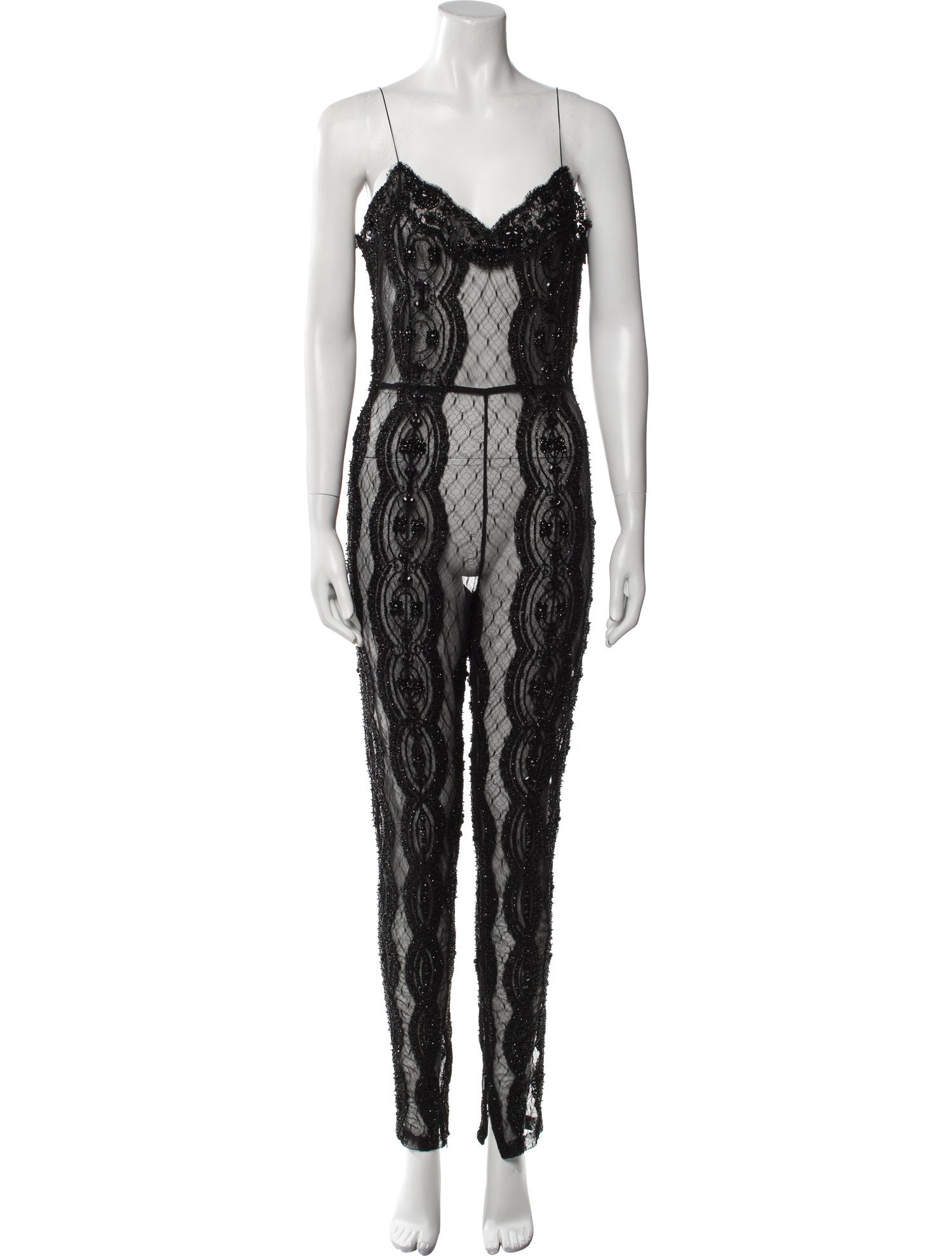 Saint Laurent 2019 Lace Jumpsuit