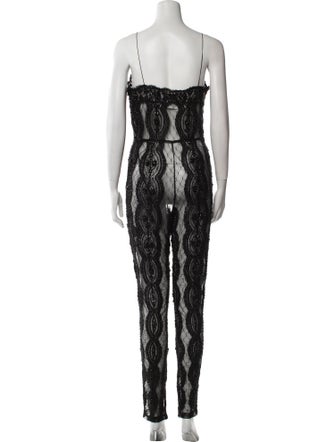 Saint Laurent 2019 Lace Jumpsuit