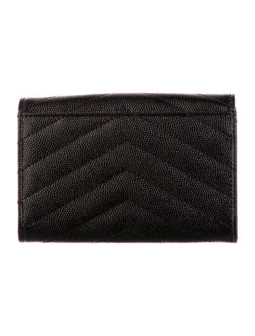 Saint Laurent 2023 Small Monogram Matelassé Cassandre Wallet