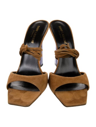 Saint Laurent Suede Sandals