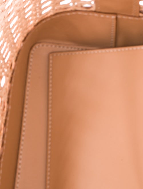 Saint Laurent Wicker Tote East West