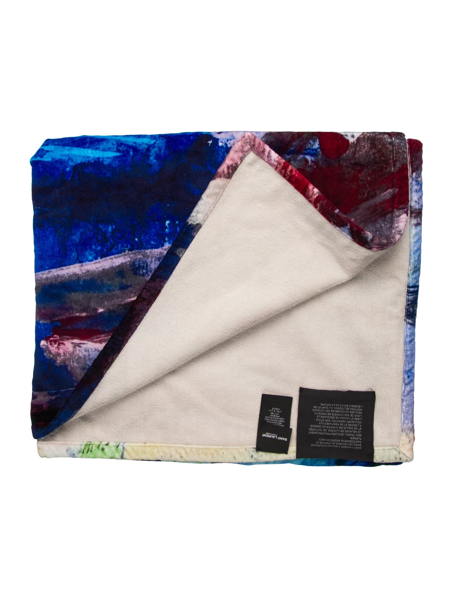Saint Laurent Cotton Beach Towel