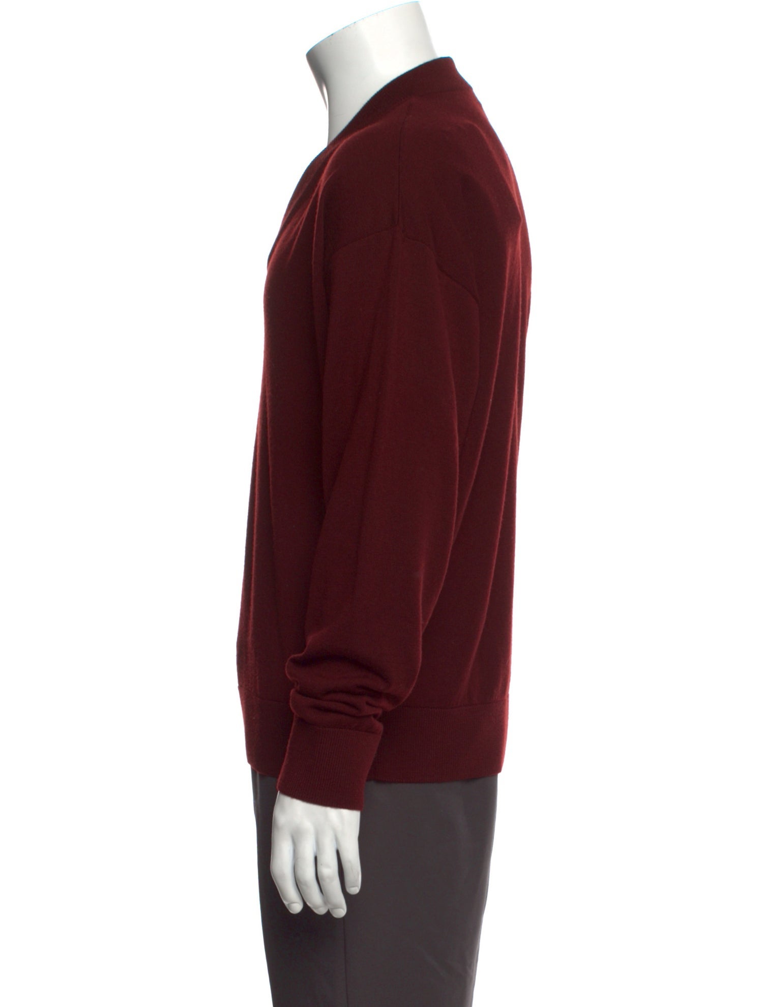 Saint Laurent Wool V-Neck Pullover