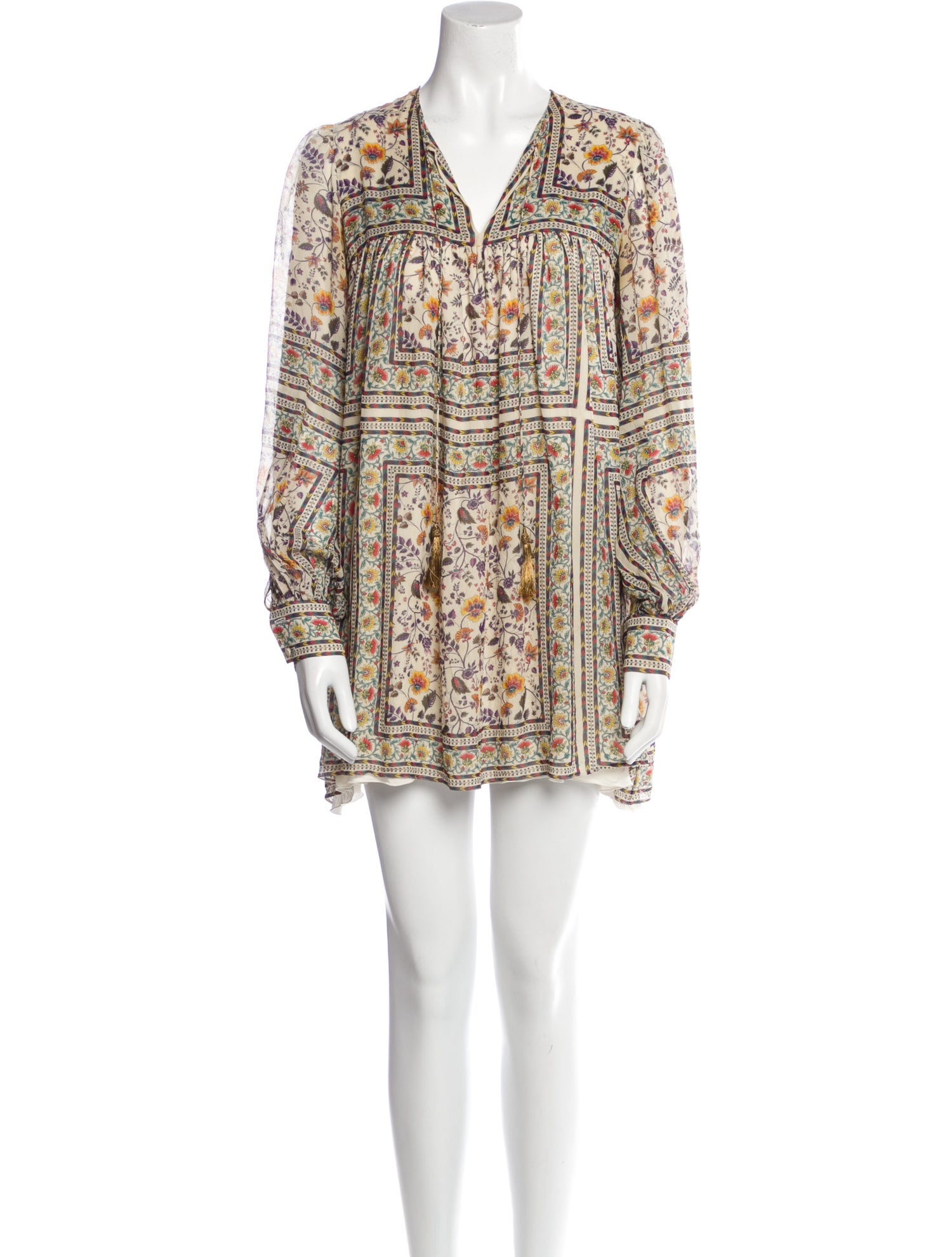 Saint Laurent Silk Mini Dress