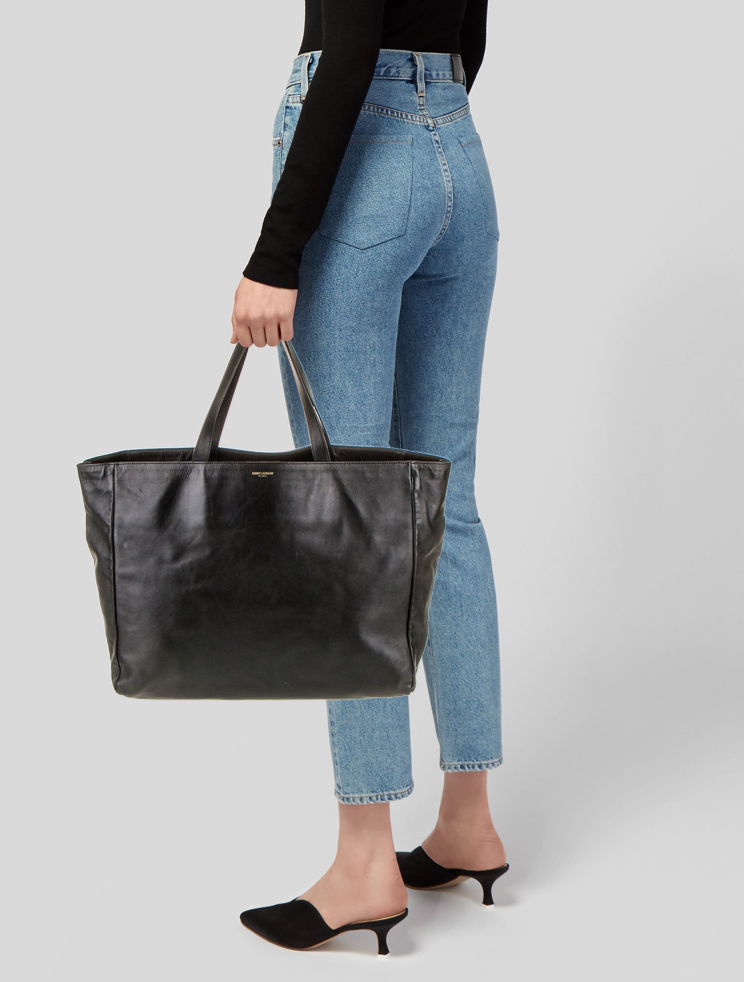 Saint Laurent Leather Tote