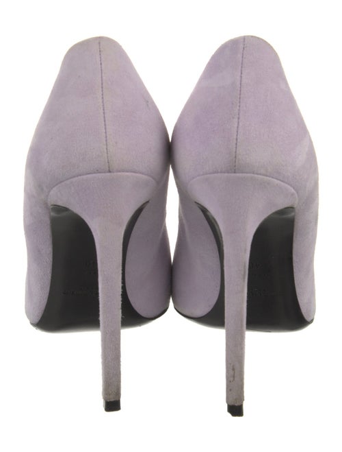 Saint Laurent Suede Printed Pumps