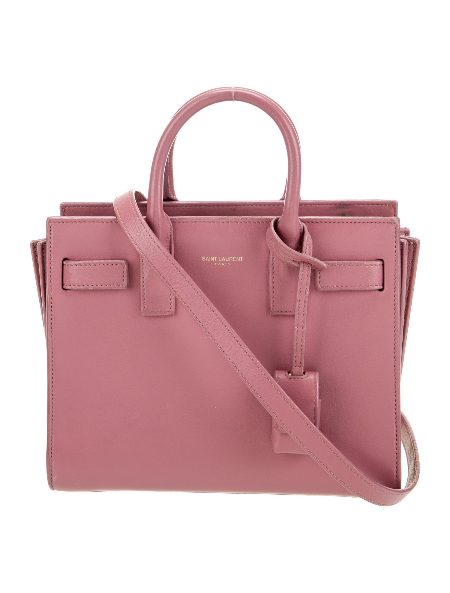 Saint Laurent Leather Sac De Jour