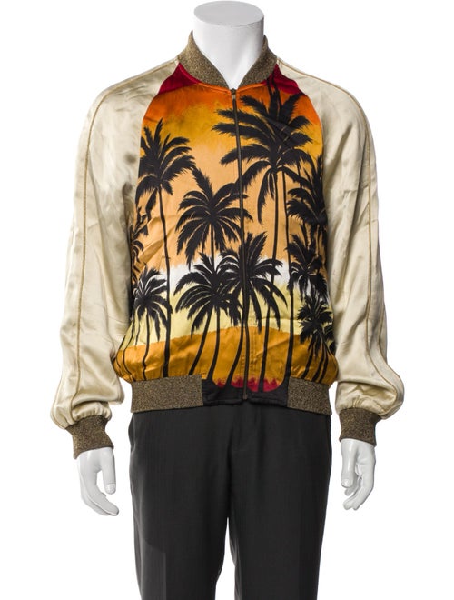 Saint Laurent 2016 Printed Bomber Jacket