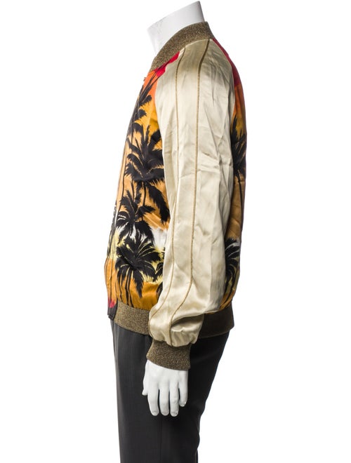 Saint Laurent 2016 Printed Bomber Jacket