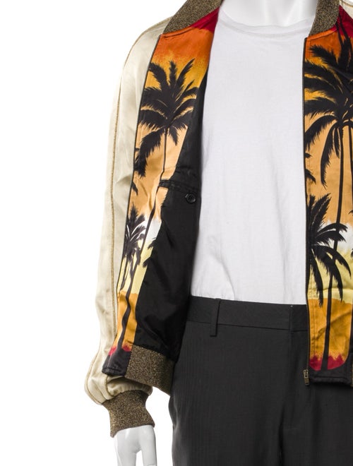 Saint Laurent 2016 Printed Bomber Jacket