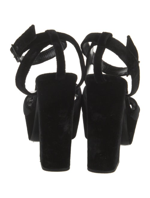 Saint Laurent Velvet Sandals