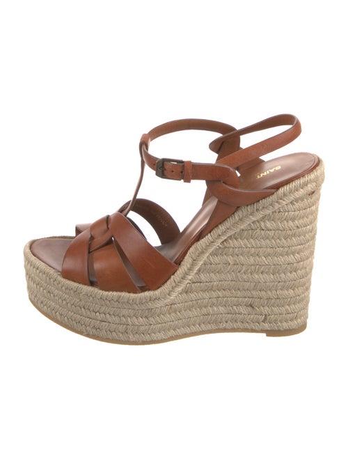 Saint Laurent Leather Espadrilles
