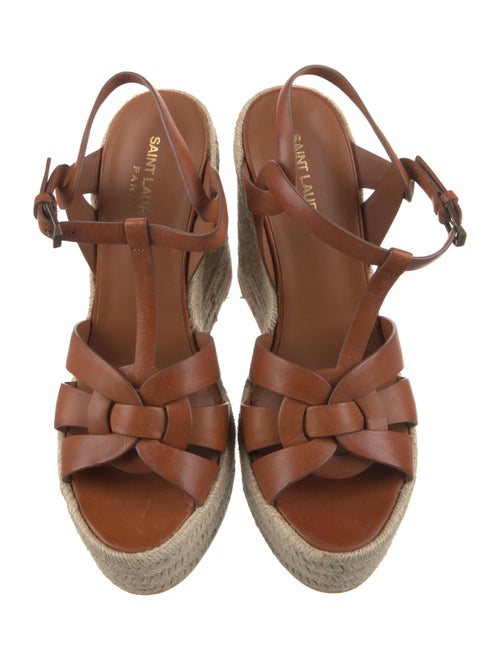 Saint Laurent Leather Espadrilles