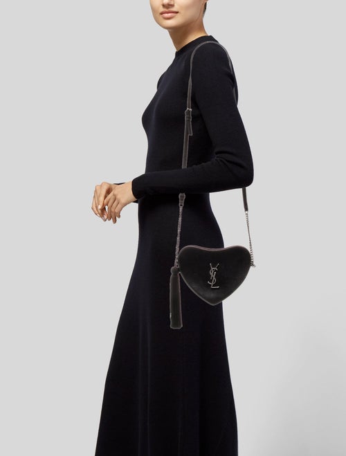 Saint Laurent Leather Crossbody Bag Mini