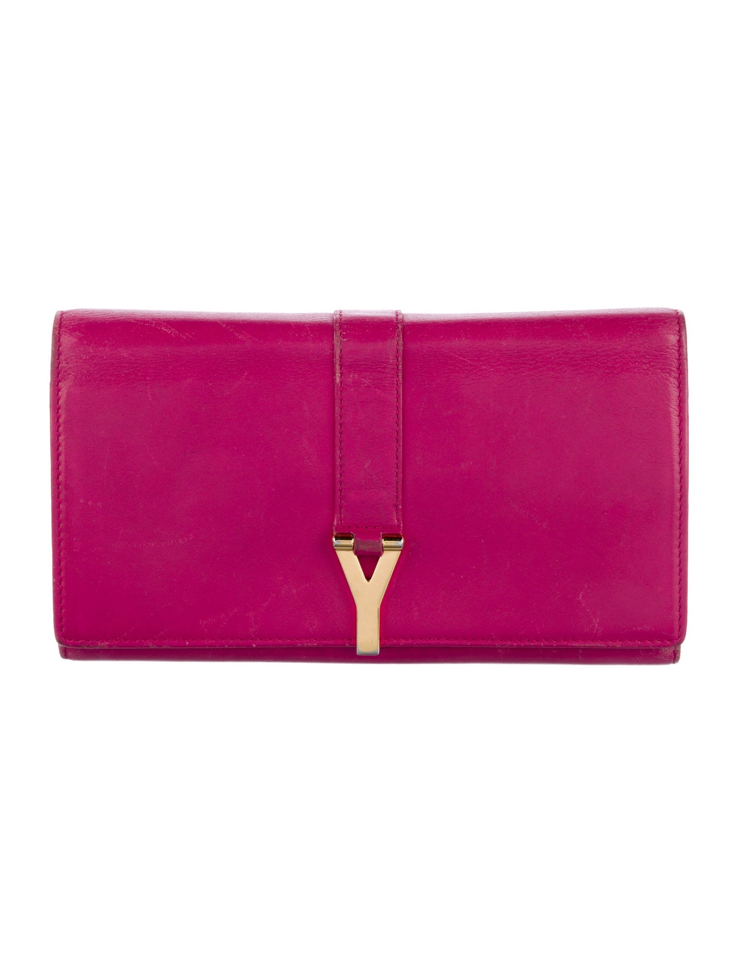 Saint Laurent 2014 Classic Y Ligne Flap Wallet Continental Wallet