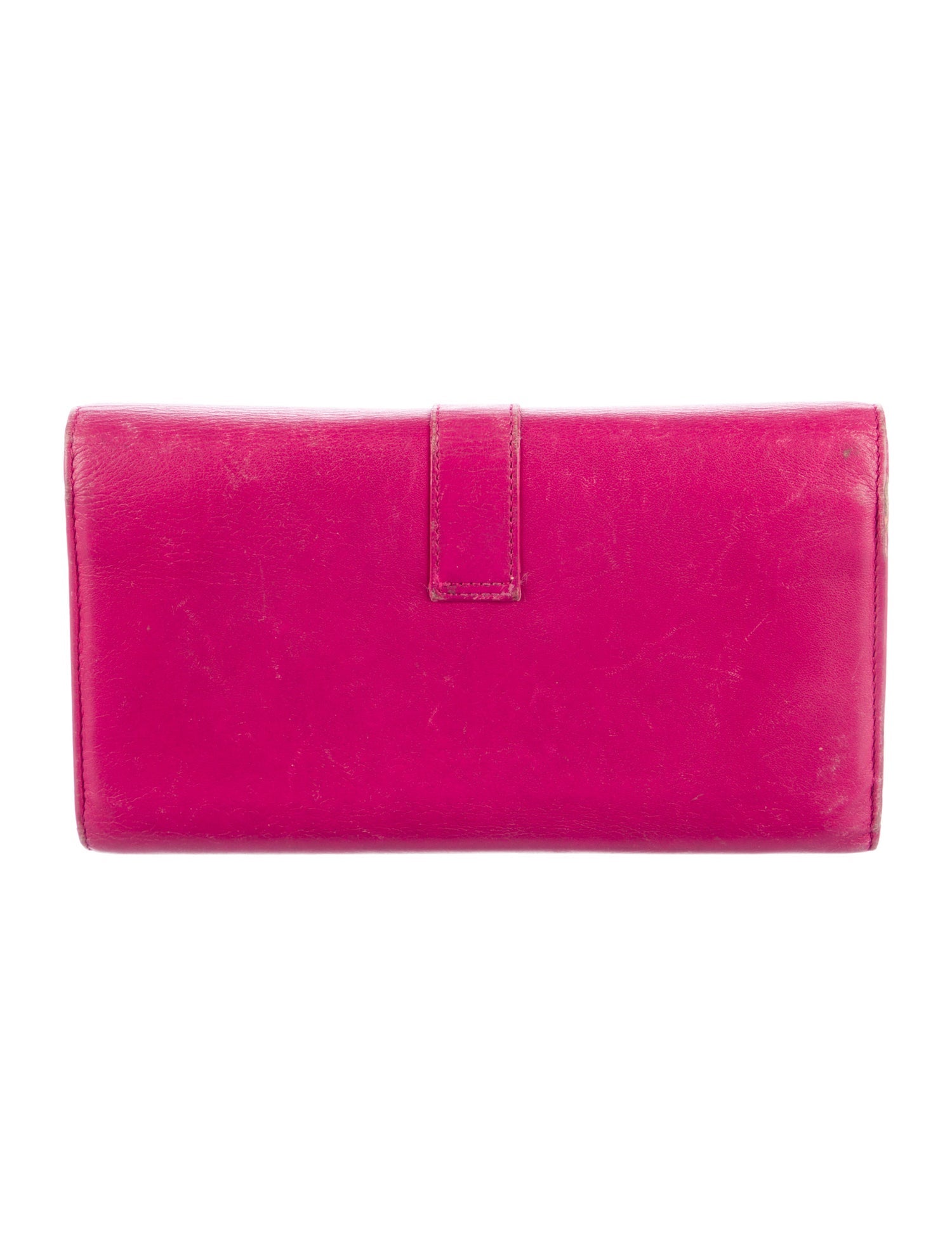 Saint Laurent 2014 Classic Y Ligne Flap Wallet Continental Wallet