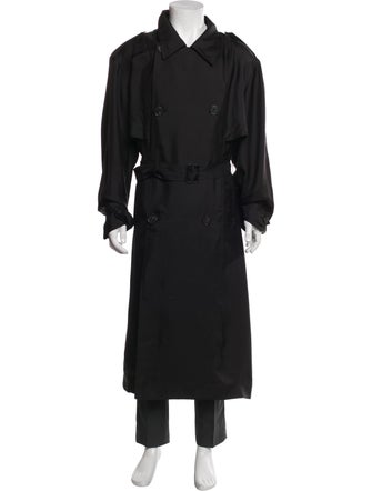 Saint Laurent 2022 Silk Trench Coat