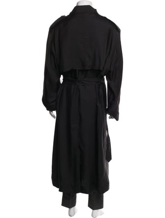 Saint Laurent 2022 Silk Trench Coat