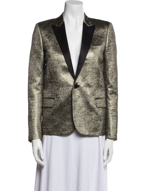 Saint Laurent 2013 Colorblock Pattern Blazer