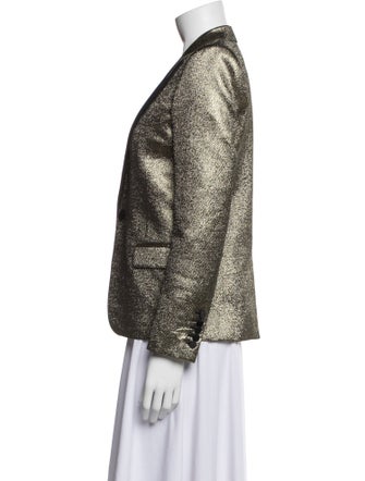 Saint Laurent 2013 Colorblock Pattern Blazer