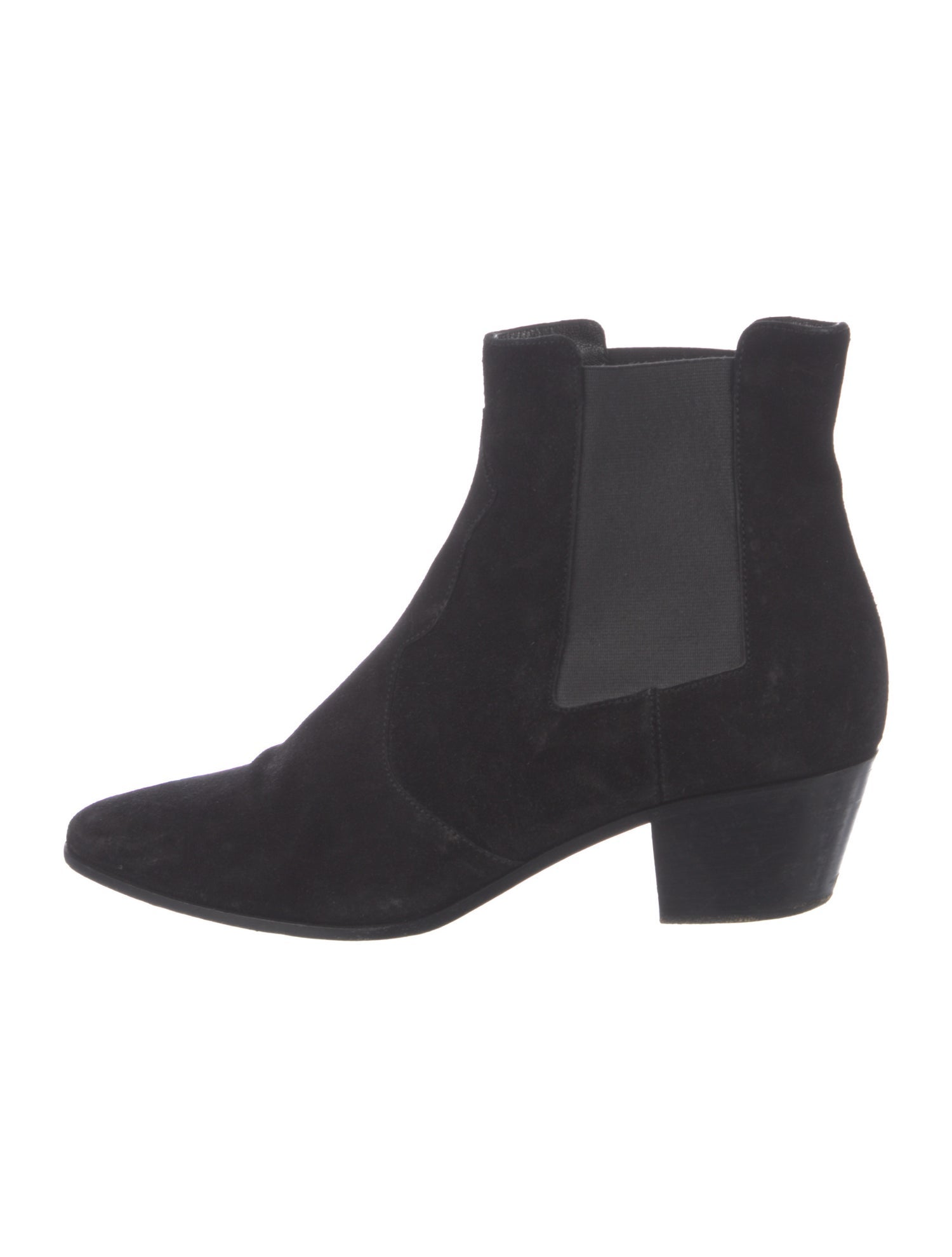 Saint Laurent Suede Chelsea Boots