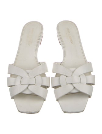 Saint Laurent Leather Slides