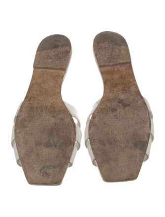 Saint Laurent Leather Slides