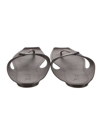 Saint Laurent Leather Slides