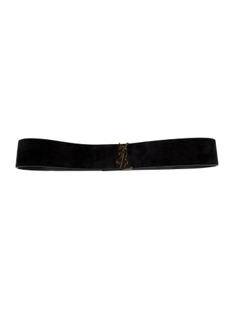 Saint Laurent Suede Belt