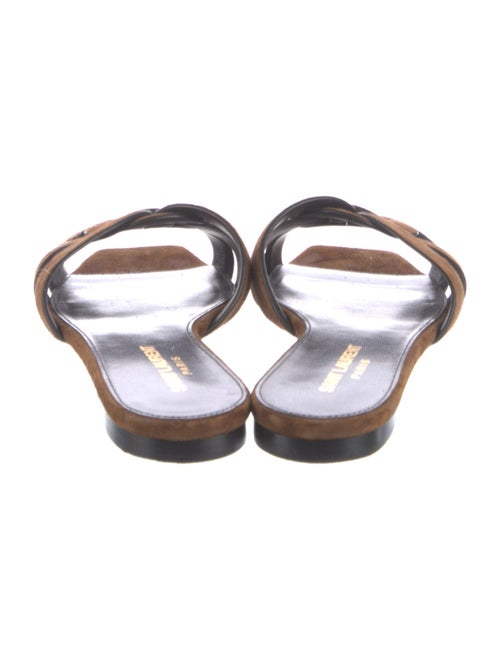 Saint Laurent Suede Slides